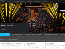 Tablet Screenshot of antenna-group.com